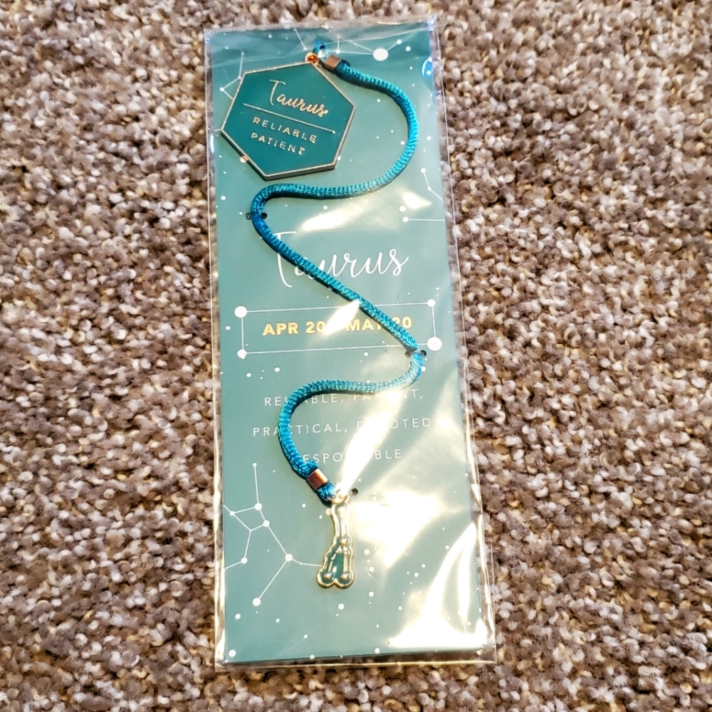 COPY - 12/$30 BNIB 📖 🐂Taurus Teal book mark
